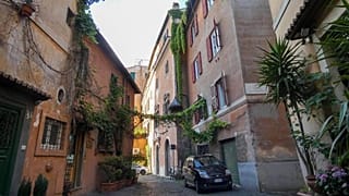 Trastevere district in Rome