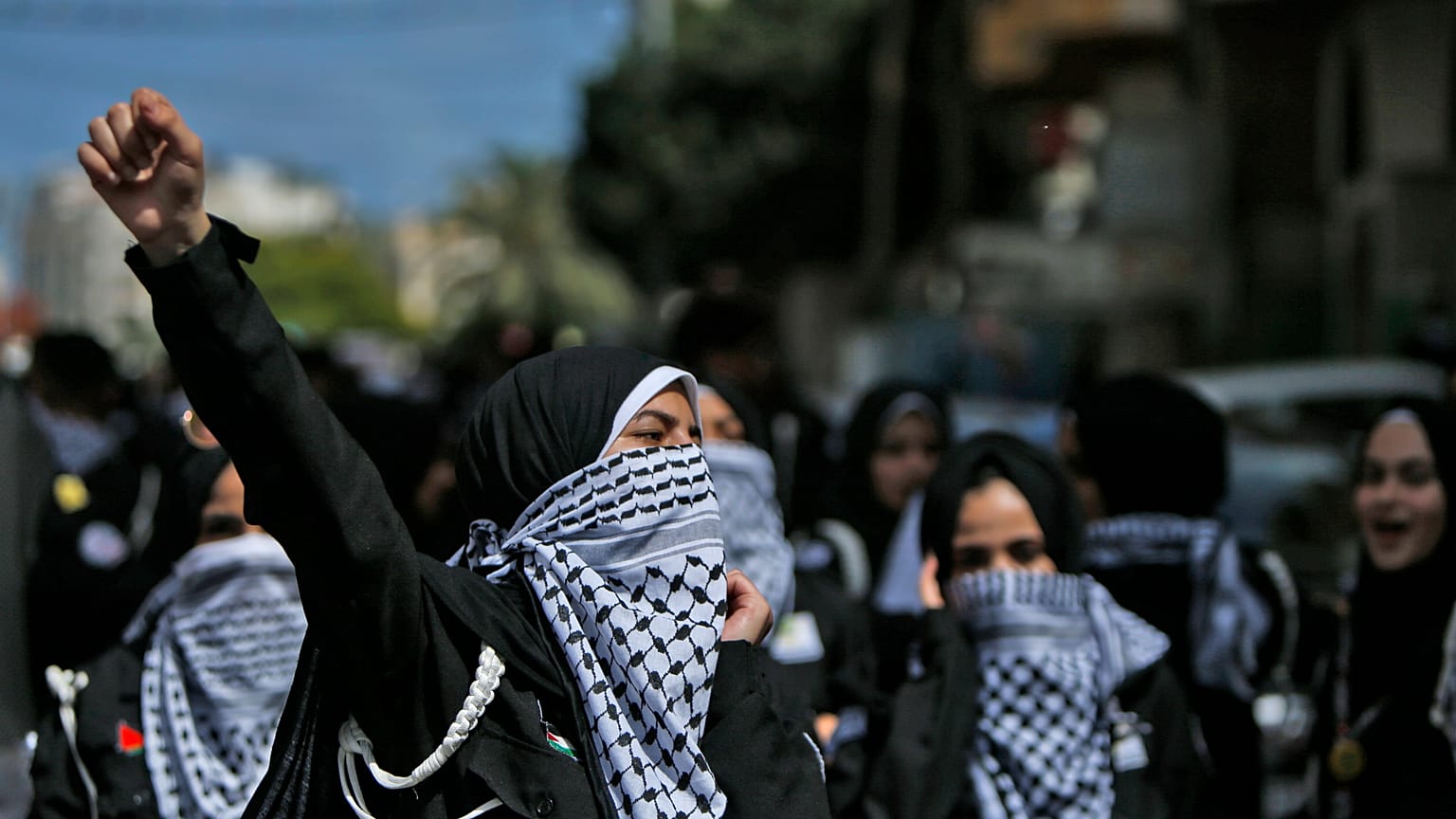 من المظاهرات ضد ضم أراض من الضفة الغربية