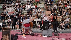 Konzert zur Sommersonnenwende im Mauerpark in Berlin, Montag 21.06.2020