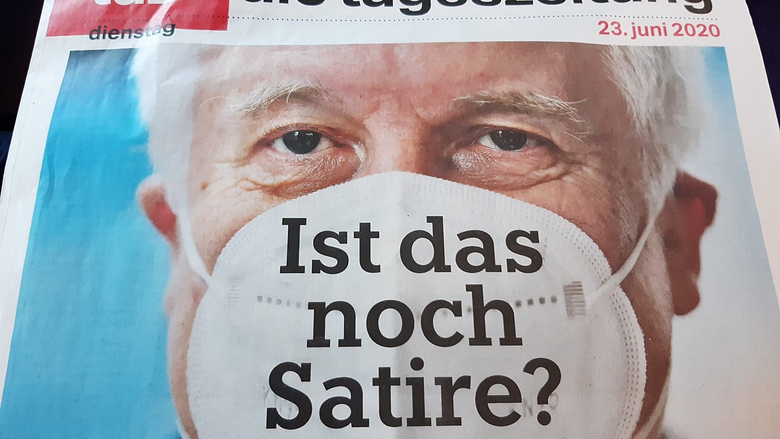 taz-Titel vom 23.06.