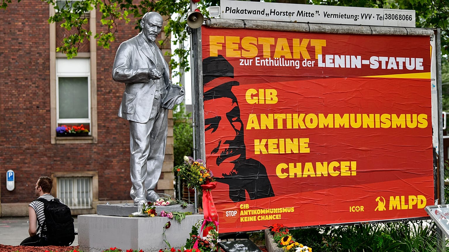 Die Lenin-Statue wurde laut MLPD 1957 in der Tschechoslowakei gegossen