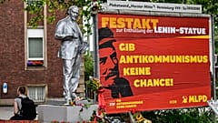 Die Lenin-Statue wurde laut MLPD 1957 in der Tschechoslowakei gegossen