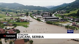 Heavy rain causes floods in Serbia and Bosnia & Herzegovina