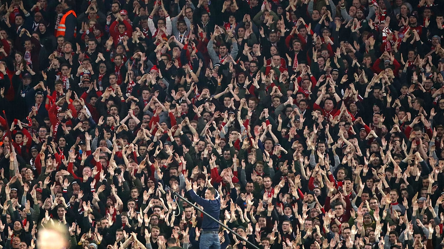 Fußball-Fans in München.
