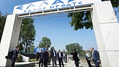 Ο υπ. Εξωτερικών Ν. Δένδιας και ο ύπατος Εκπρόσωπος της Ε.Ε. για την Εξωτερική Πολιτική Ζ. Μπορέλ στο Στρατιωτικό Φυλάκιο 1