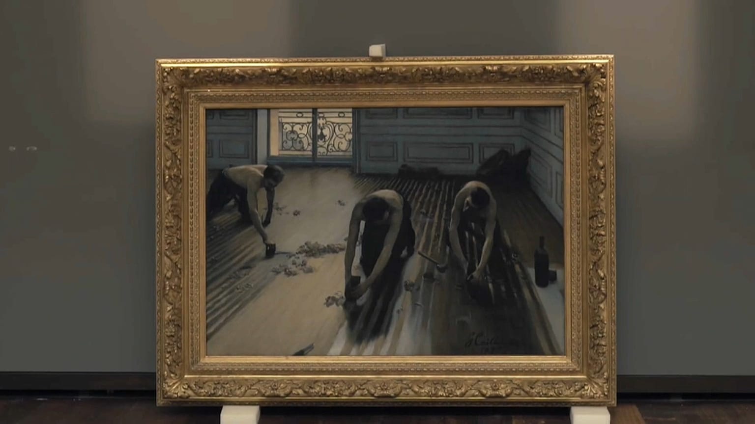 Les raboteurs de parquet de Gustave Caillebotte