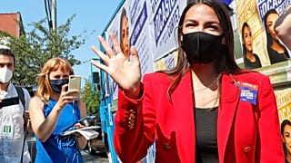 La congresista demócrata Alexandria Ocasio-Cortez en New York, el 23 de junio de 2020.