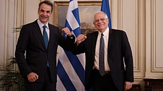 Κυριάκος Μητσοτάκης και Ζοζέπ Μπορέλ