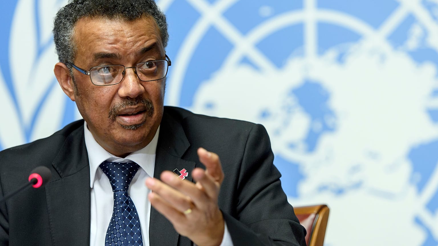  المدير العام للمنظمة تيدروس أدهانوم غيبريسوس