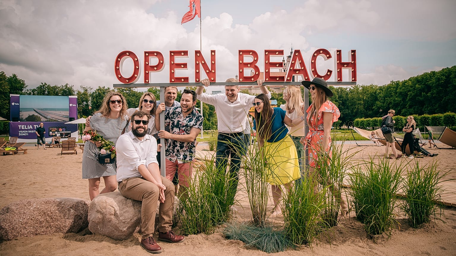Vilnius' new city centre beach is unveiled