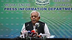 Pakistan's aviation minister Ghulam Sarwar Khan 