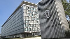 World Health Organization (WHO) headquarters building in Geneva, Switzerland