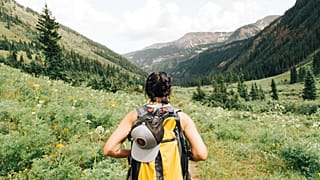Walking in nature is good for your mental health.
