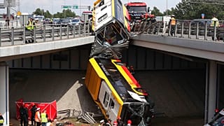 Buszbaleset Varsóban