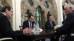 Αναστασιάδης και Μπορέλ στο Προεδρικό Μέγαρο