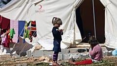 Hatay'ın Reyhanlı ilçesindeki Suriyeli mülteci kampı
