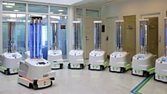 Os robôs UVD da Blue Ocean Robotics estão em alta na luta contra a pandemia