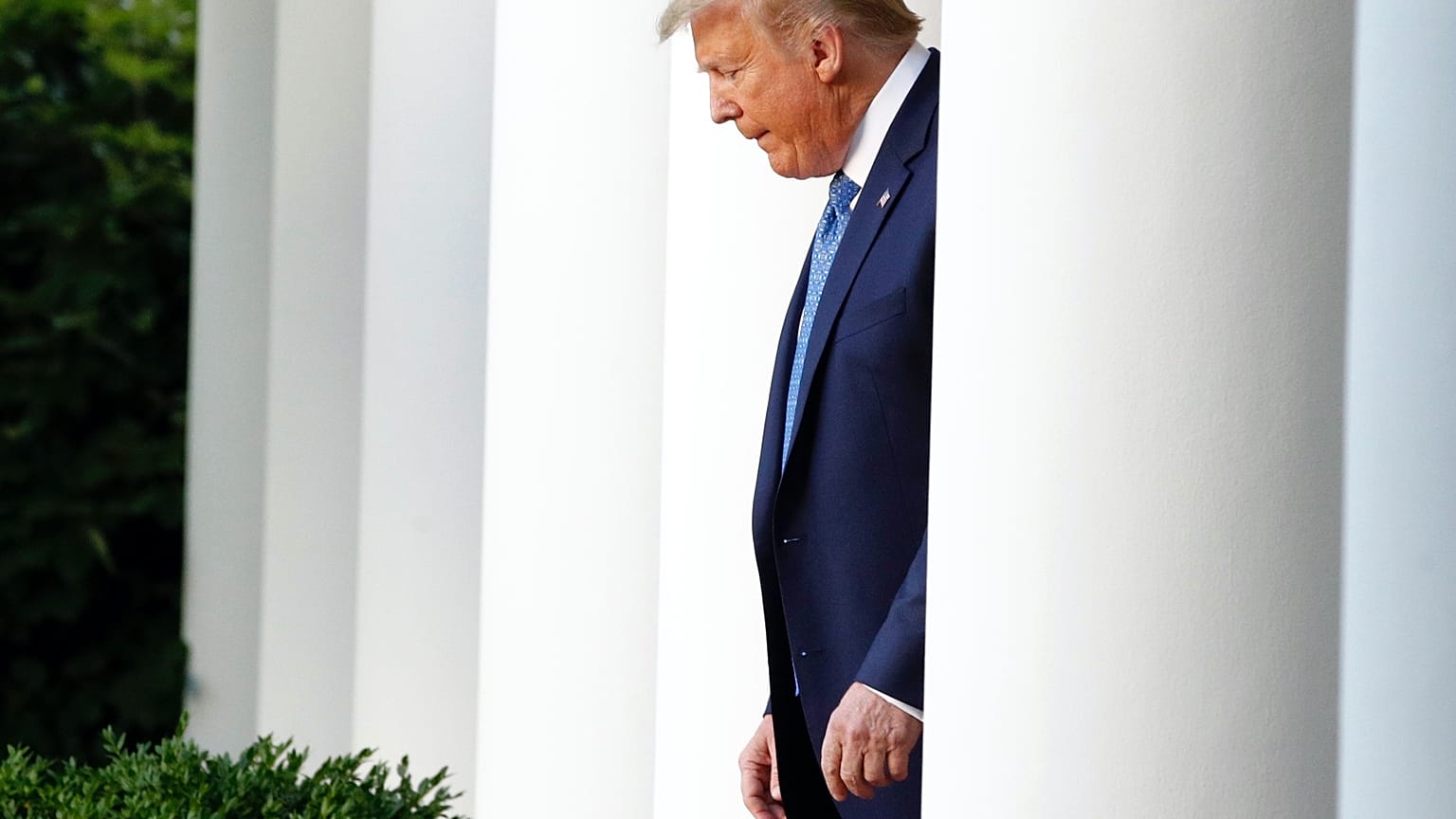 Donald Trump a rózsakerti beszédére indul