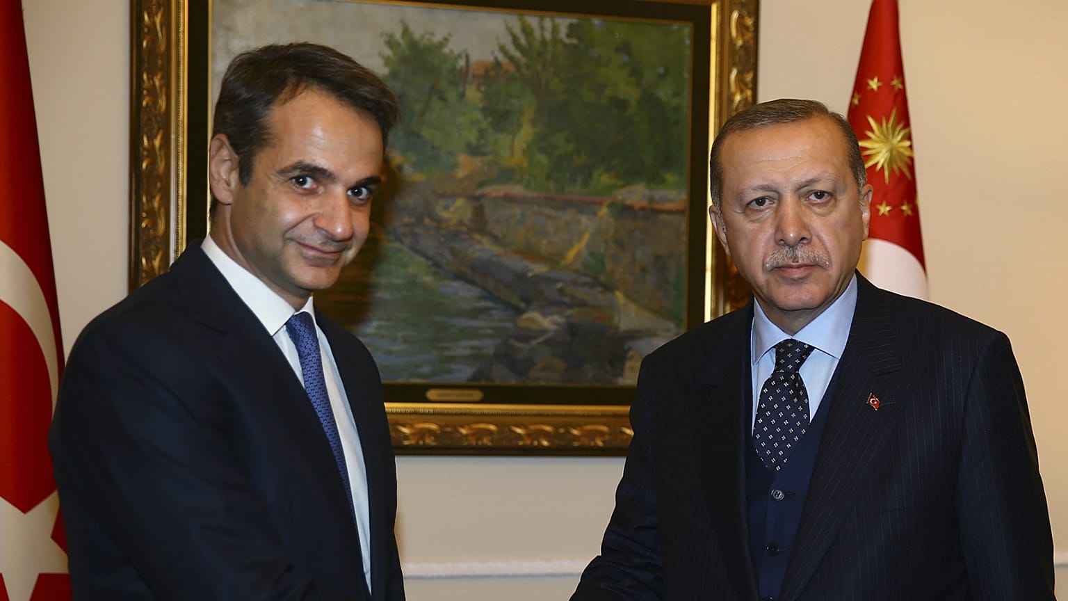  Yunanistan Başbakanı Kiryakos Miçotakis / / Cumhurbaşkanı Recep Tayyip Erdoğan (arşiv) 