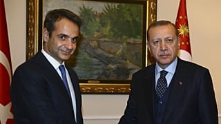  Yunanistan Başbakanı Kiryakos Miçotakis / / Cumhurbaşkanı Recep Tayyip Erdoğan (arşiv) 