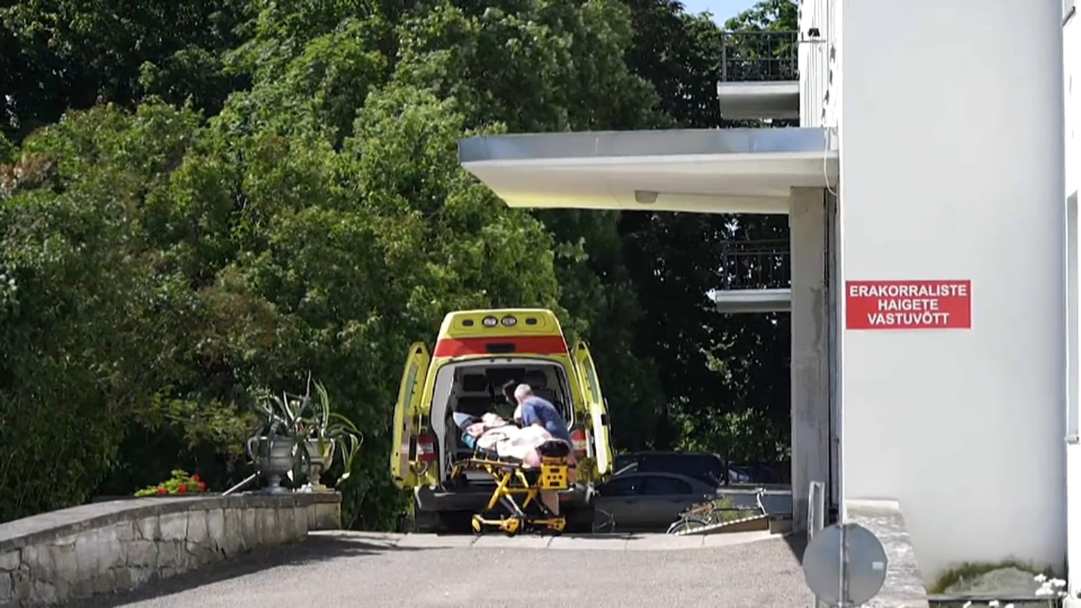 Medical staff in Saaremaa island, Estonia. 