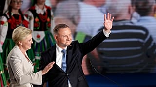 Polonya Cumhurbaşkanı Andrzej Duda ve eşi Agata Kornhauser