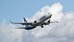Eine Boeing 737 Max von Alaska Airlines