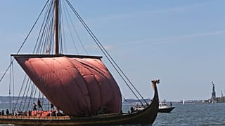 In Norwegen haben die Ausgrabungen eines Wikingerschiffs begonnen