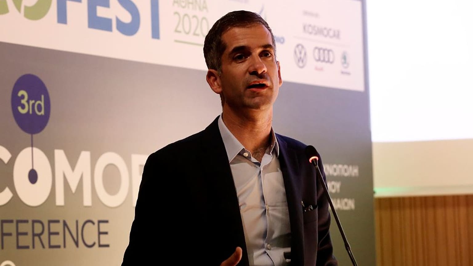 Ο δήμαρχος Αθηνών Κ Μπακογιάννης σε παλαιότερη εκδήλωση