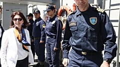 Η Πρόεδρος της Ελληνικής Δημοκρατίας Κατερίνα Σακελλαροπούλου στο Αγαθονήσι
