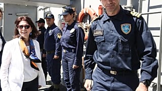 Η Πρόεδρος της Ελληνικής Δημοκρατίας Κατερίνα Σακελλαροπούλου στο Αγαθονήσι
