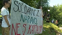 Környezetvédők akciója a Száva szlovén szakaszán 