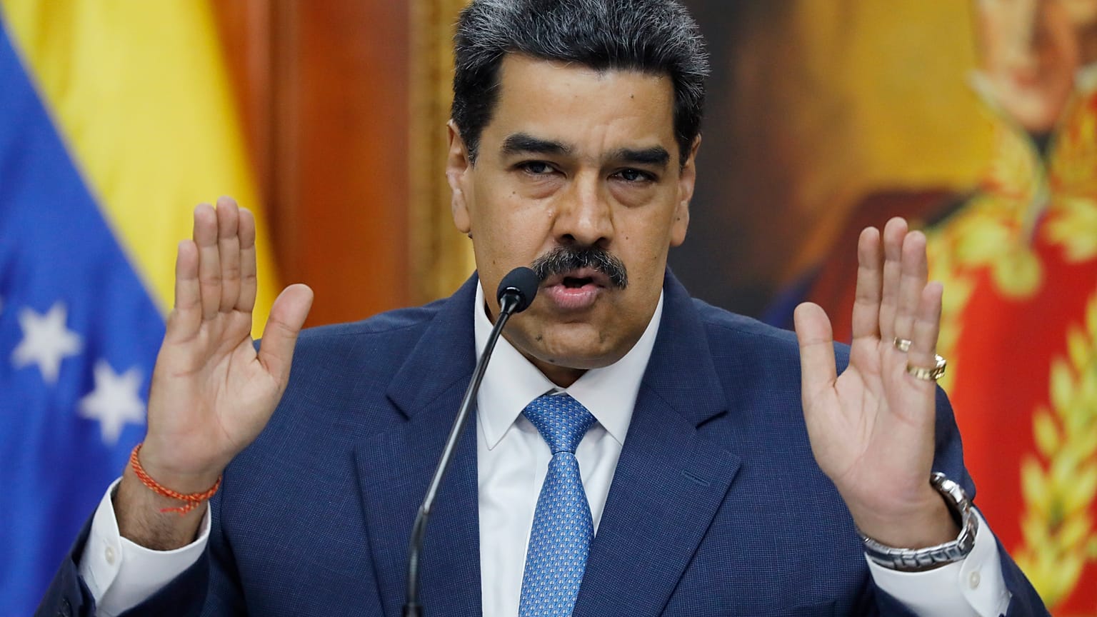 Nicolás Maduro, Venezuelas Präsident.
