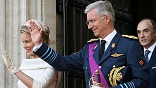 Belçika Kralı Philippe ve eşi