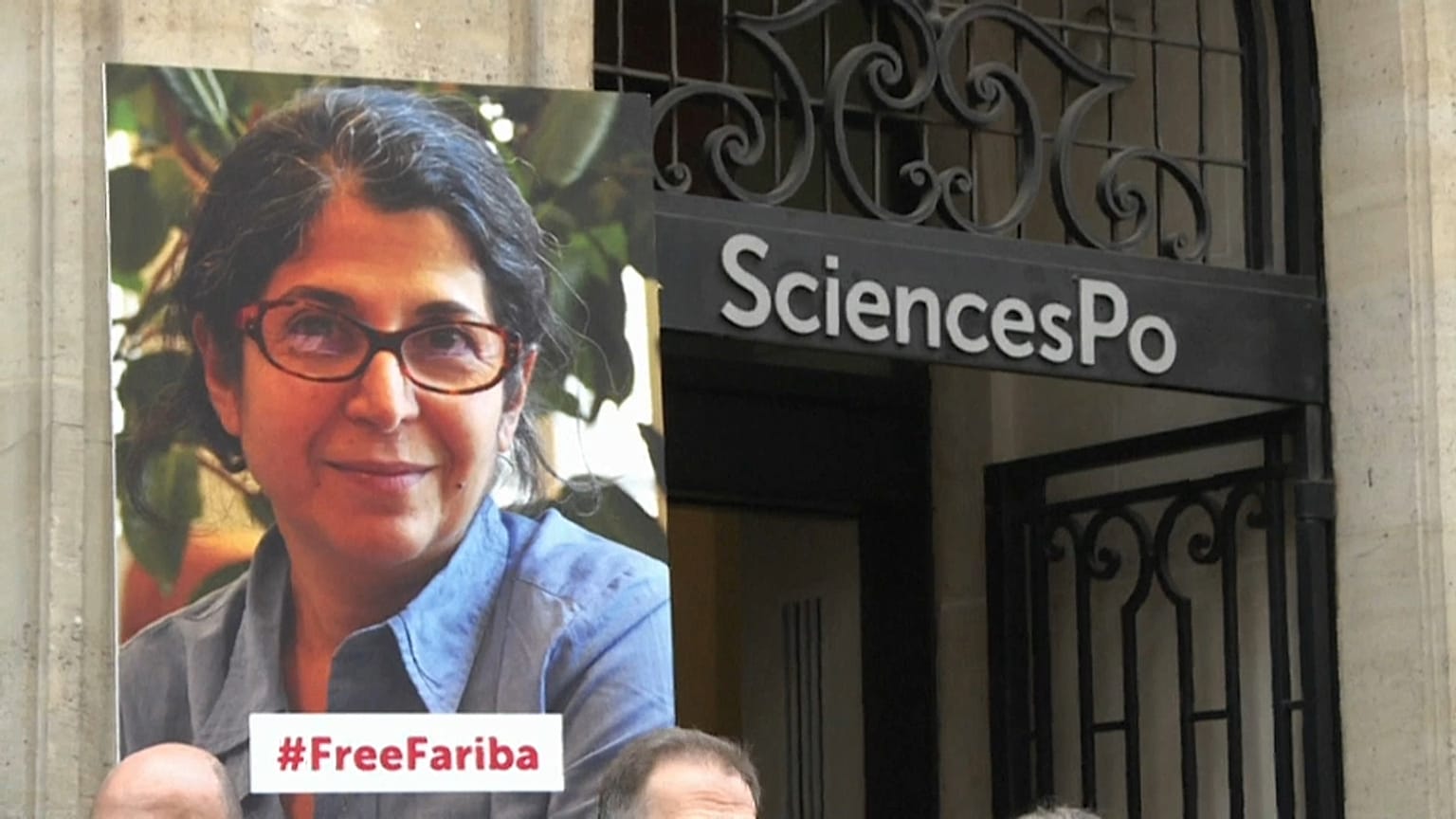 Portrait de Fariba Adelkhah, Paris 3 mars 2020 - capture d'écran d'une vidéo AFP