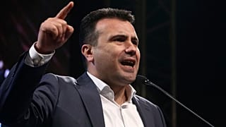 Zoran Zaev bei einer Veranstaltung um Februar.
