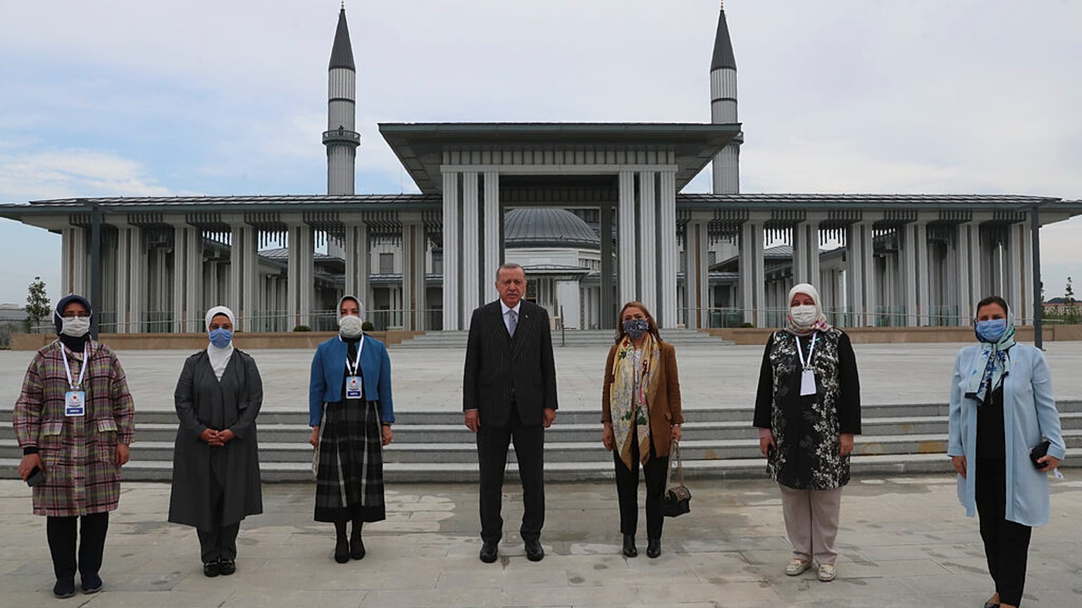Turkey's President R.T. Erdogan at the Istanbul Airport