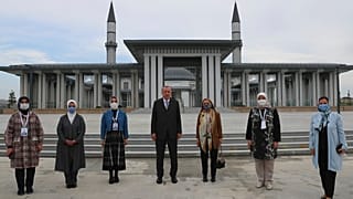 Turkey's President R.T. Erdogan at the Istanbul Airport