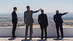 Chefes de Estado e de governo de Portugal e Espanha em Elvas