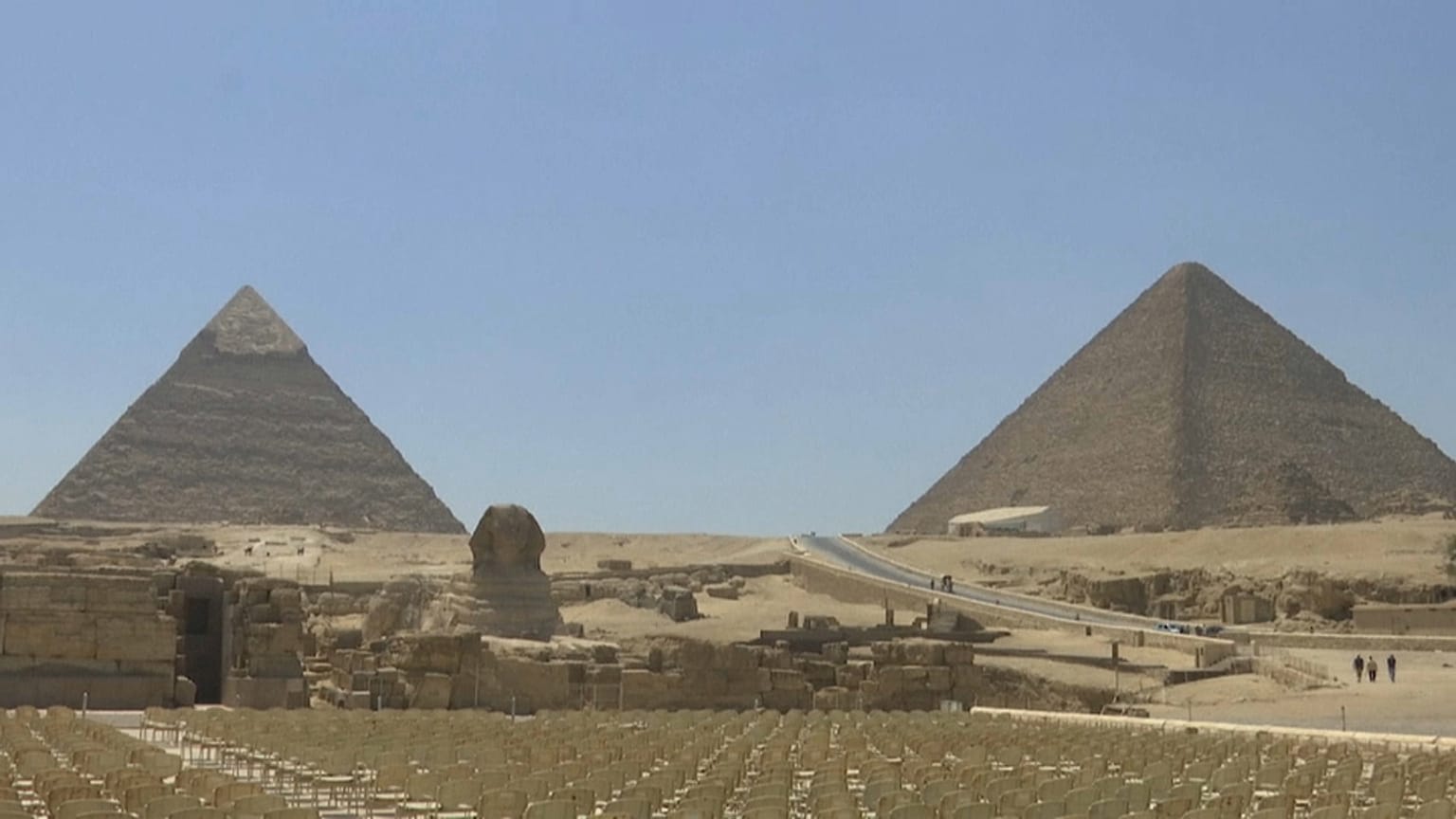 مشهد عام لأهرامات الجيزة - 2020/07/01