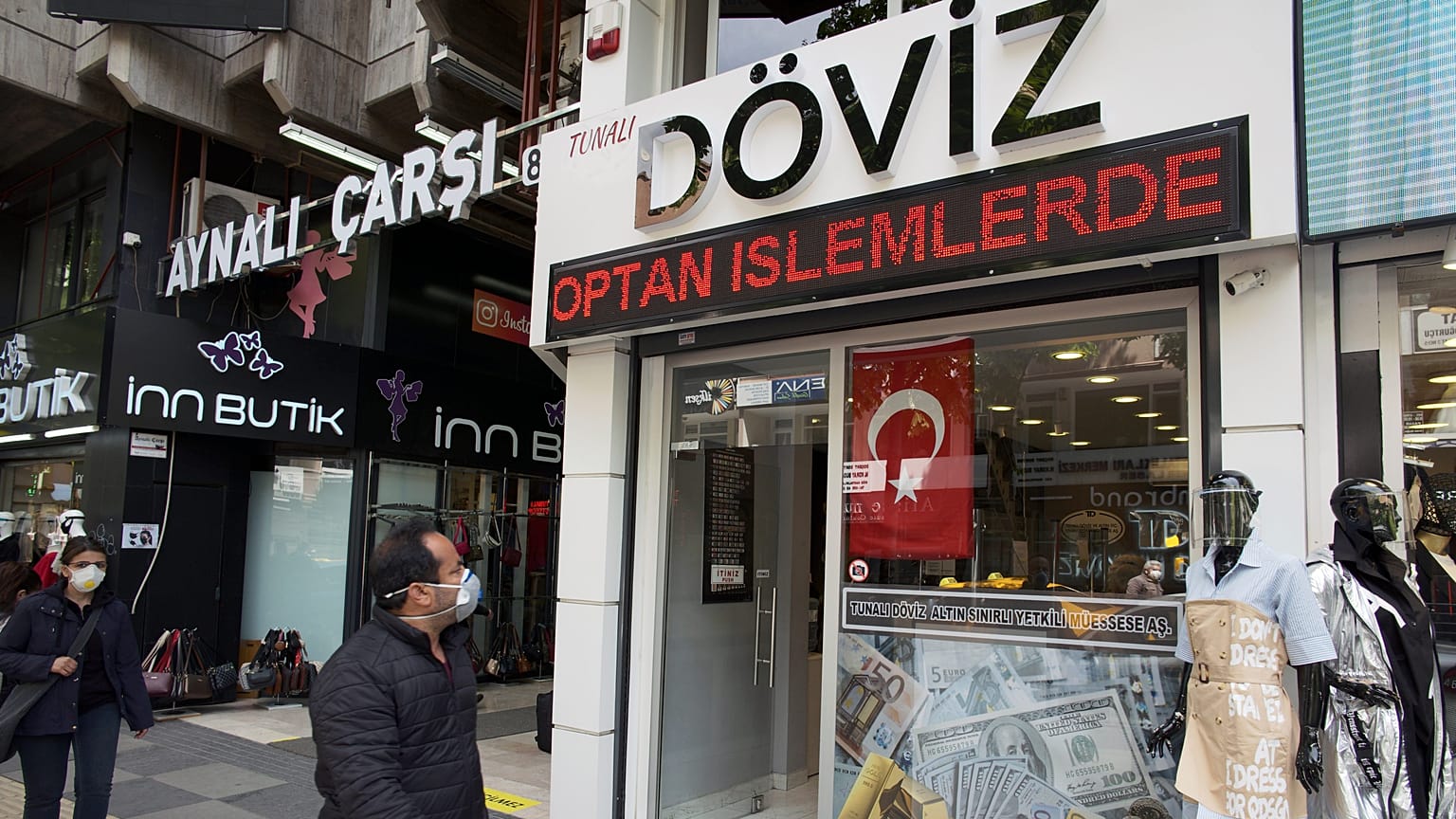 Ankara'da döviz bürosu