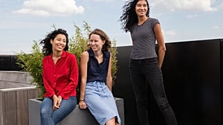 Melissa Wijngaarden, Noor Veenhoven, and Marcella Wijngaarden - the founders of Project Cece.