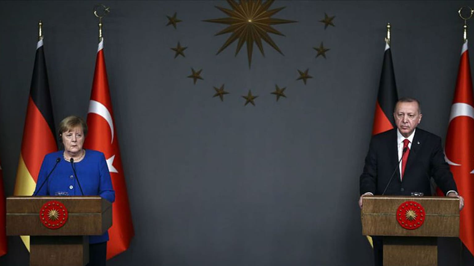 Almanya Başbakanı Angela Merkel // Cumhurbaşkanı Recep Tayyip Erdoğan