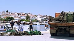 Η ομάδα δυτών στην Ερμιόνη