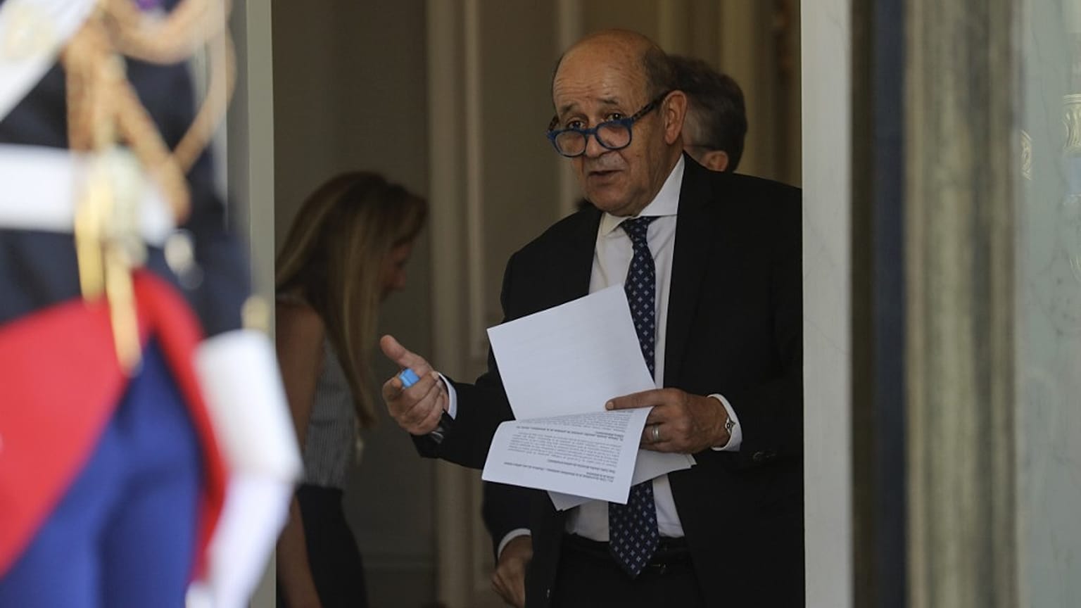Fransa Dışişleri Bakanı Jean-Yves Le Drian