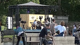 Müzik festivalinde Covid-19 önlemi: Gemilerle sosyal mesafe korundu
