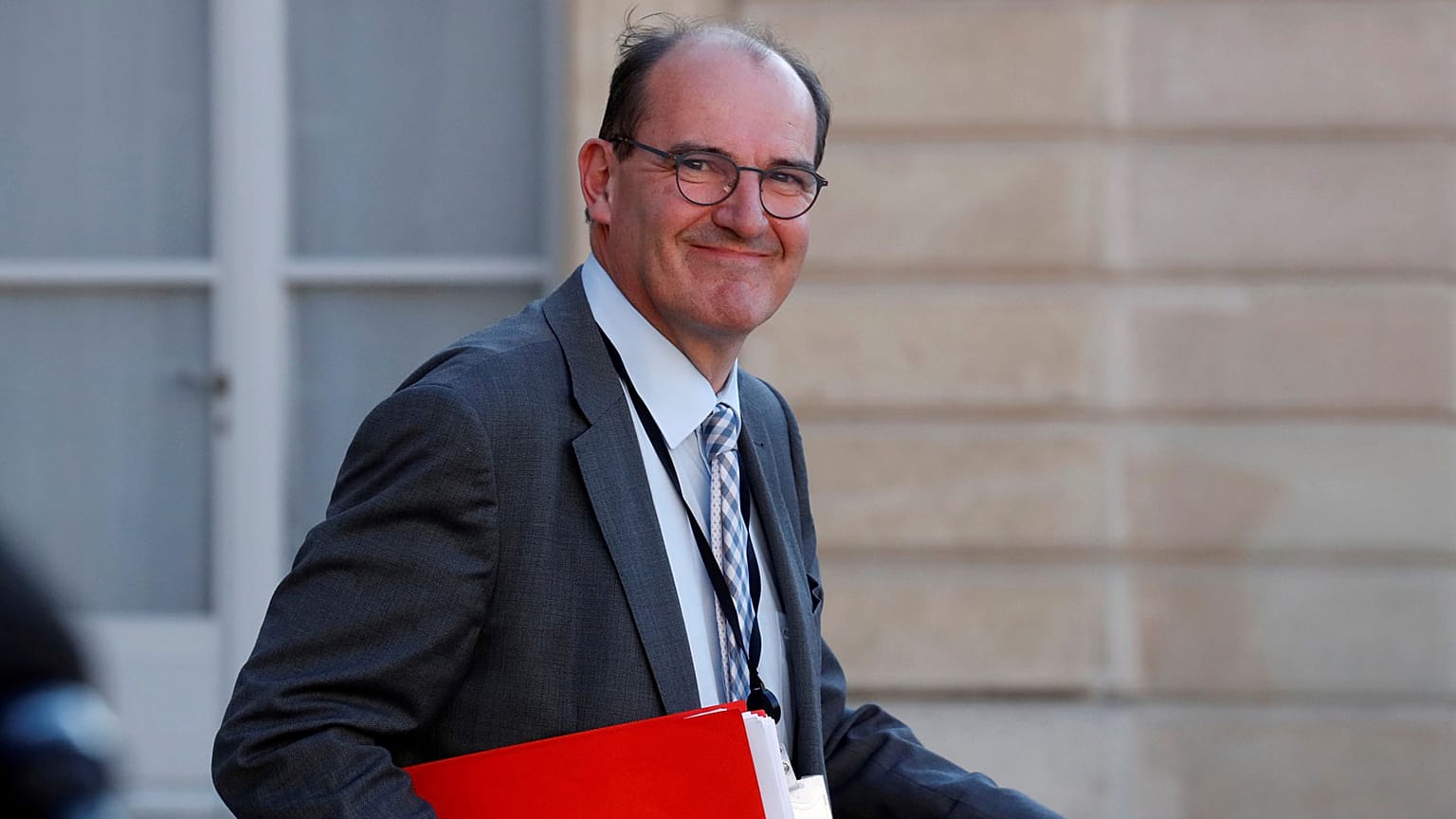 Archives : Jean Castex, le 19 mai 2020, sortant du palais de l'Elysée