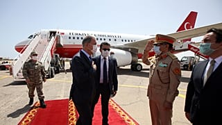 Hulusi Akar Libya'da