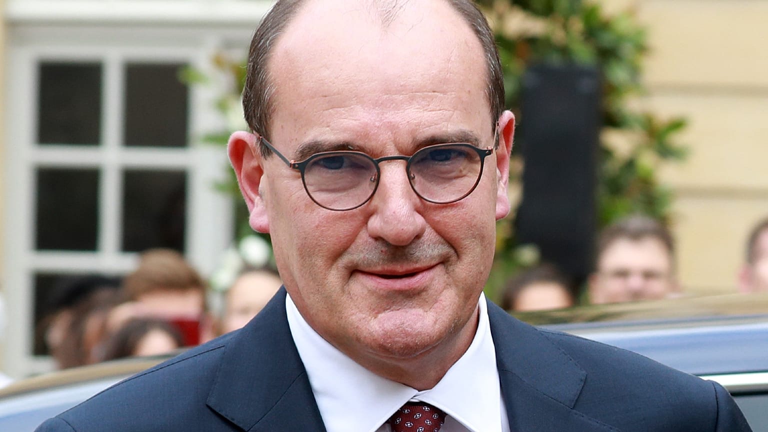 Newly-appointed Prime Minister Jean Castex arrives at the Matignon Hotel in Paris on July 3, 2020 prior to the handover ceremony. 
