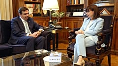 Ελλάδα: Συνάντηση της Προέδρου της Δημοκρατίας με τον Μαργαρίτη Σχοινά